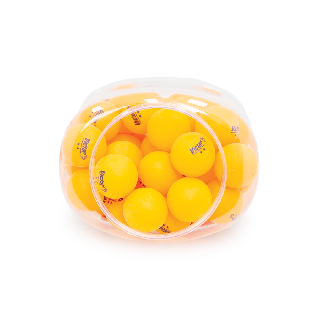 Victor Table Tennis Balls - 60-Pack Premium Competition Ping Pong Balls | Perfect for Tournaments, Training & Home Recreation