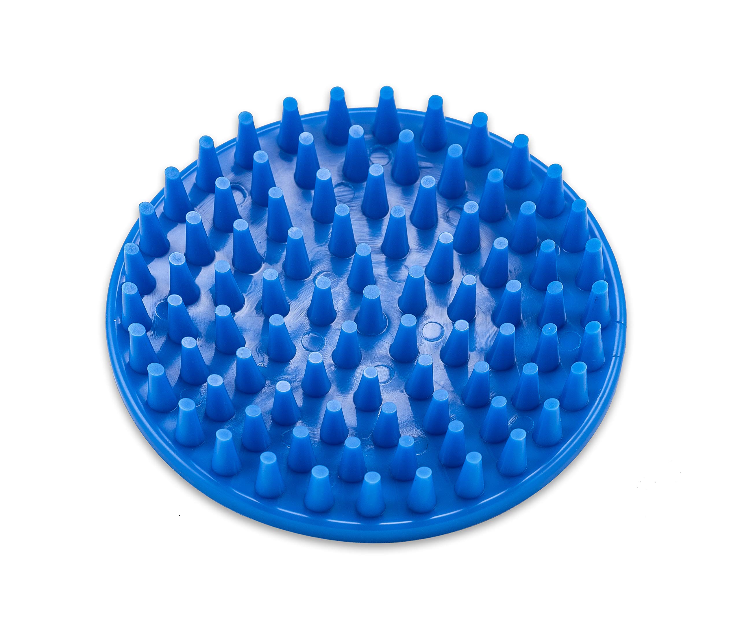 BarberMate Campbell's Shampoo Brush & Scalp Massager - Blue | Gentle Exfoliating & Hair Growth Stimulation | Perfect for Men's Grooming & Salon Use