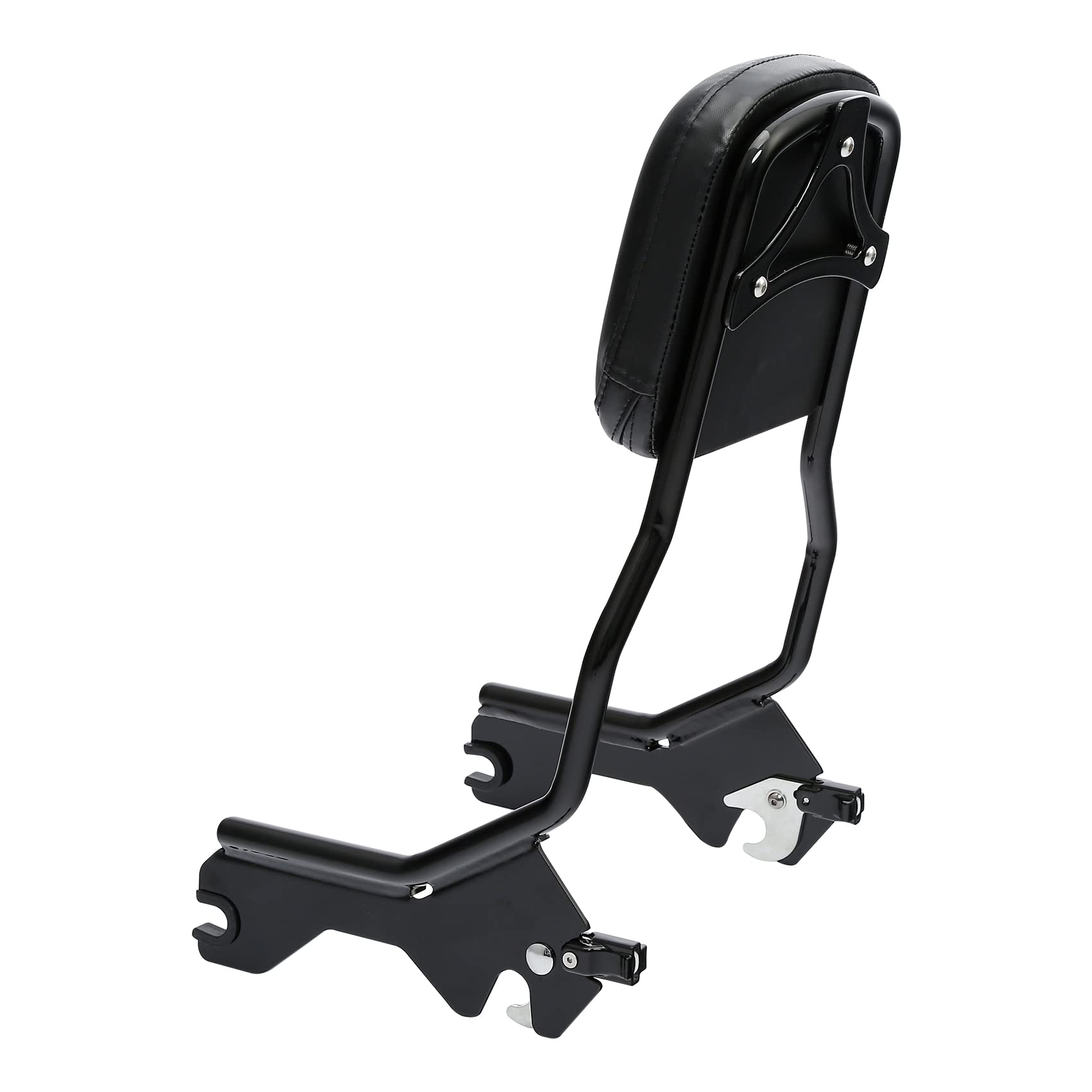 TCT-MOTORPARTS Upright Sissy Bar Backrest for Harley Sport Glide, Low Rider S, FXLR, FXLRS, FLSB (2018-2025) - Comfortable Rear Support for Long Rides & Passenger Safety