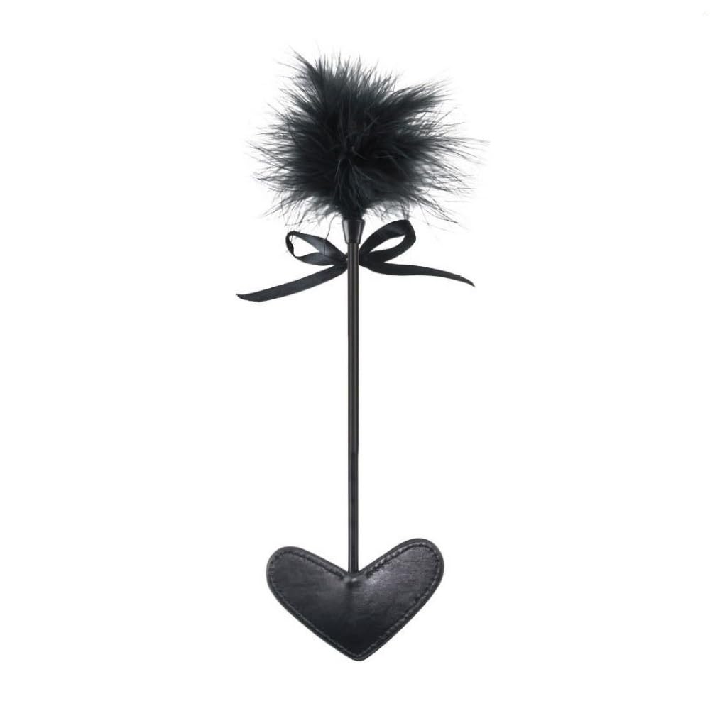 Sensual BDSM Feather Tickler & Flogger Set - Adult Toys for Couples, French Tickler Whip & Paddle for Spanking, Romantic Play & Sensory Exploration - Perfect for Bedroom Games, Foreplay & Intimate Bonding