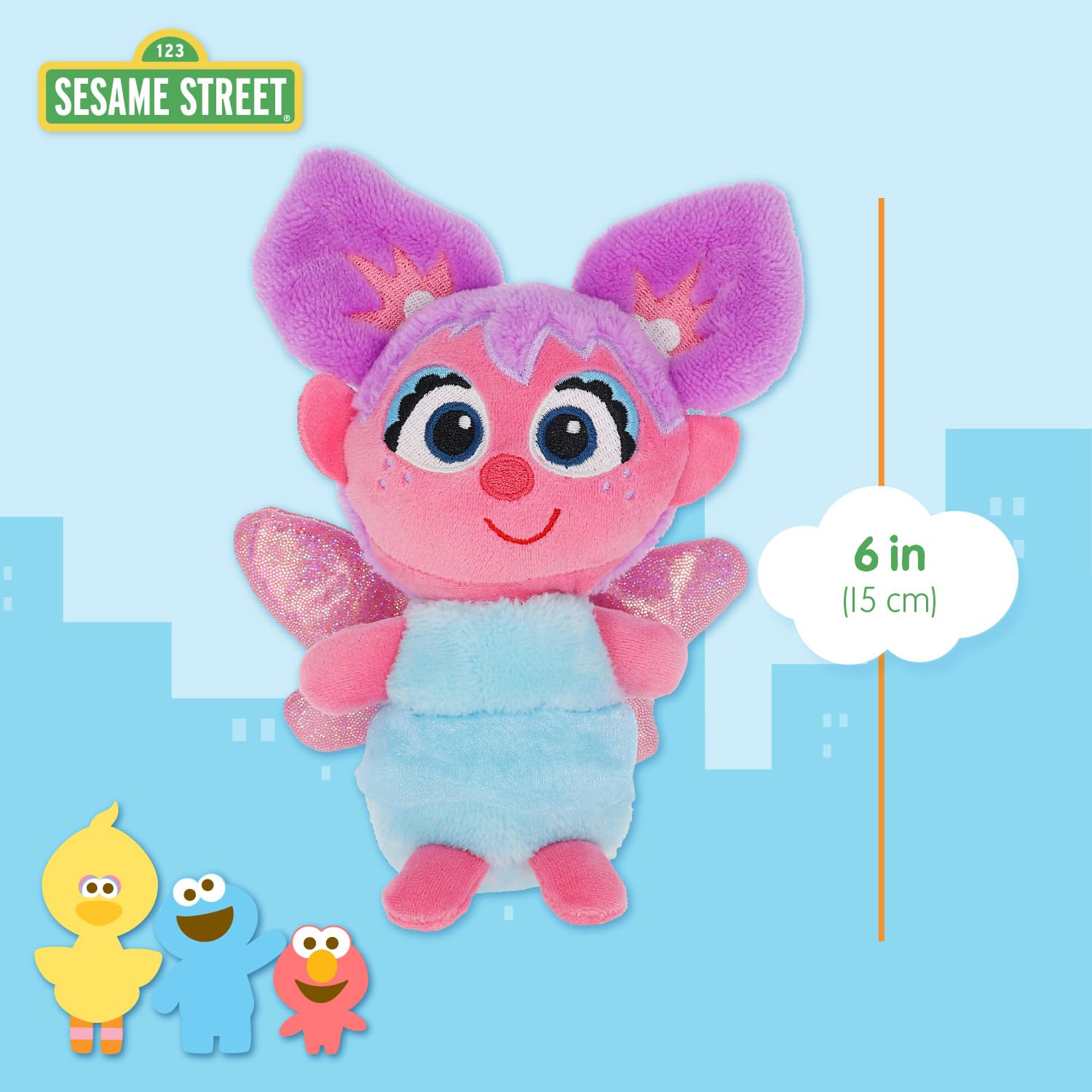 **Sesame Street Plush Toys Set - Elmo, Cookie Monster, Abby Cadabby & Big Bird Stuffed Animals for Toddlers 1-3 Years | Soft Cuddly Plushies for Playtime, Nursery Decor & Gifts**