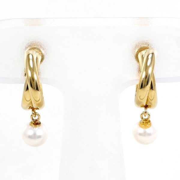 18K Yellow Gold Pearl Earrings for Women - Elegant & Timeless Pearl Jewelry - Perfect for Weddings, Parties & Special Occasions
