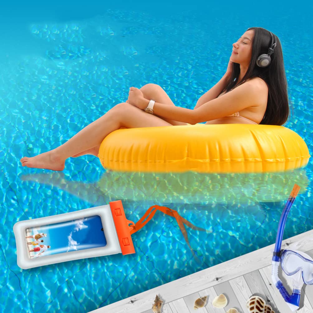 BESPORTBLE Clear Waterproof Phone Pouch - Credit Card Holder Case for Swimming, Beach & Outdoor Activities | Underwater Phone Protector Bag with Hanging Strap for iPhone & Samsung