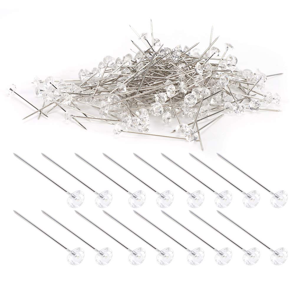 Germer 200Pcs Christmas Brooch Pins for Wedding & Corsage Jewelry - Party & Gift Decor