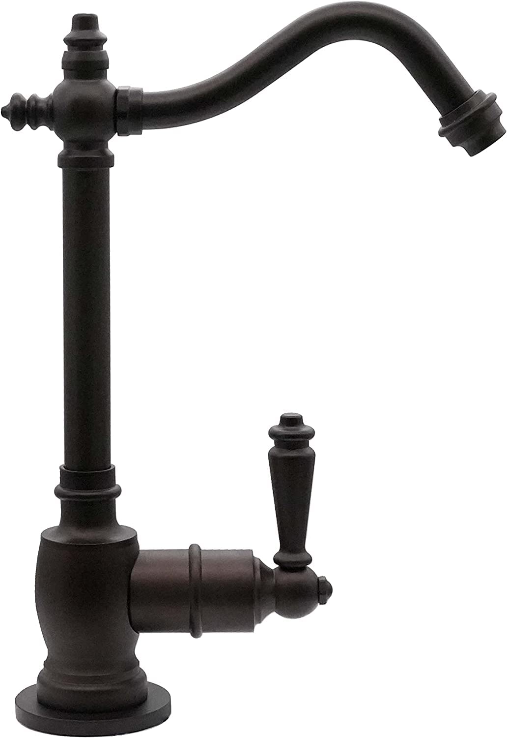 Westbrass D204H-12 Victorian 9-Inch Single Handle Hot Water Dispenser Faucet with Instant Heating Tank System in Oil Rubbed Bronze - Perfect for Kitchen Sink, Coffee & Tea Brewing, Instant Hot Water Needs