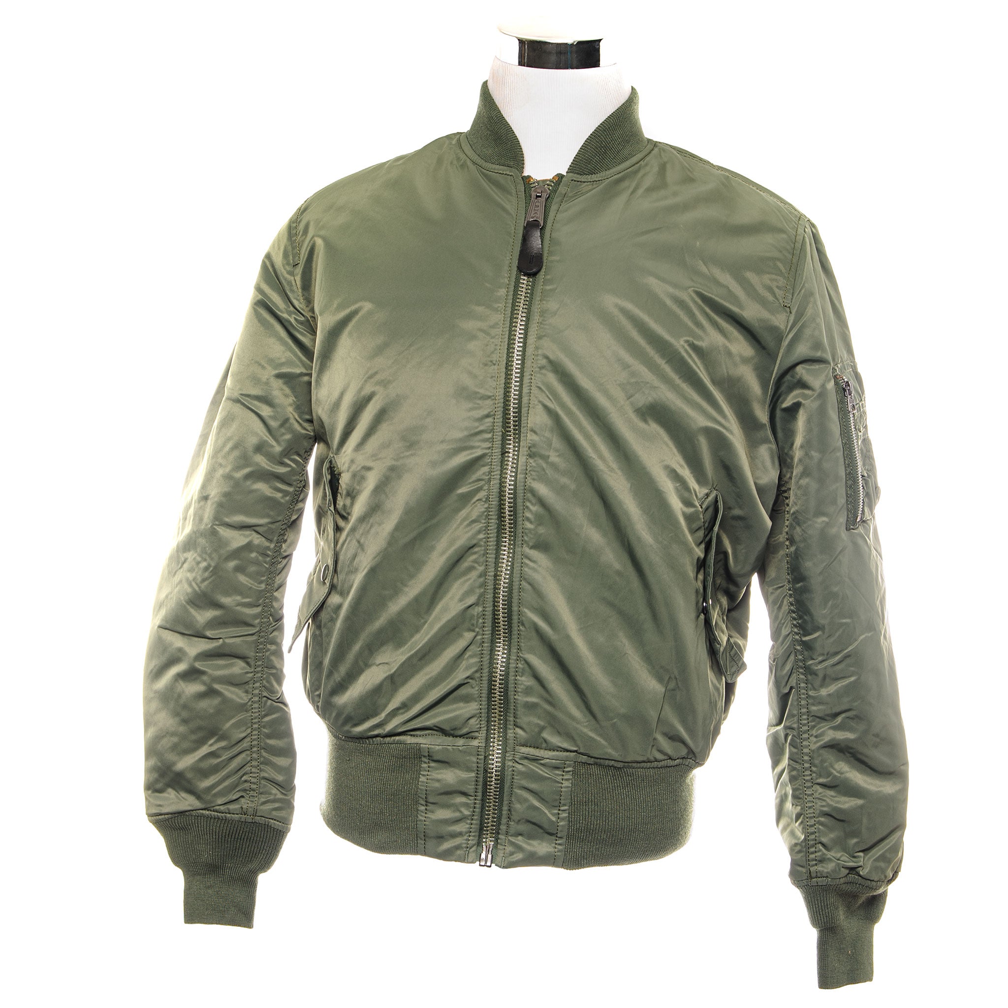 USAF MA-1 Flight Jacket by Alpha Industries - Medium Size Limited Edition Bomber Jacket for Men | Military Style Outerwear for Casual Wear & Aviation Enthusiasts