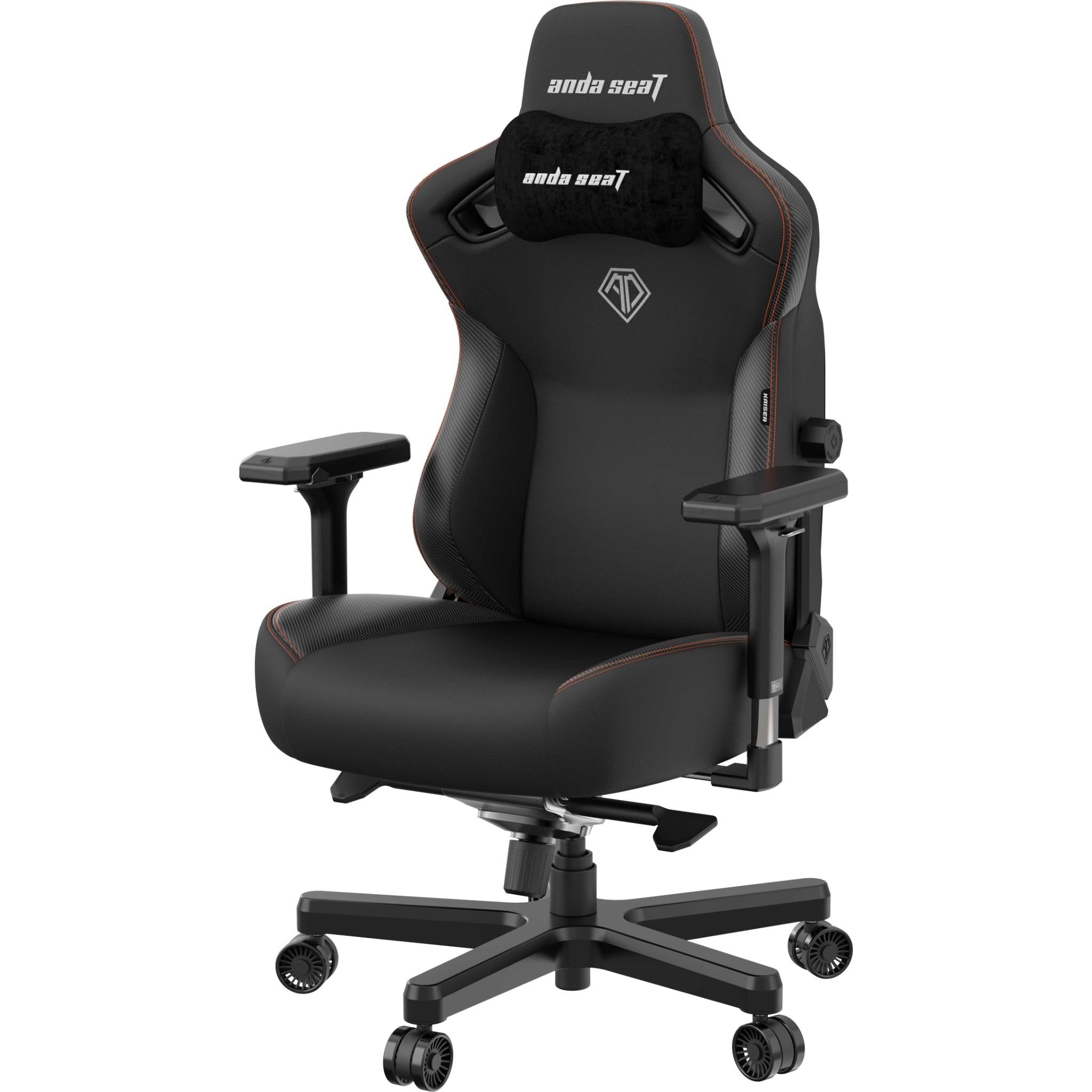 Anda Seat Kaiser 3 Series Premium Ergonomic Gaming Chair - Black (Large Size) for PC, PS5, Xbox Gaming & Office Work