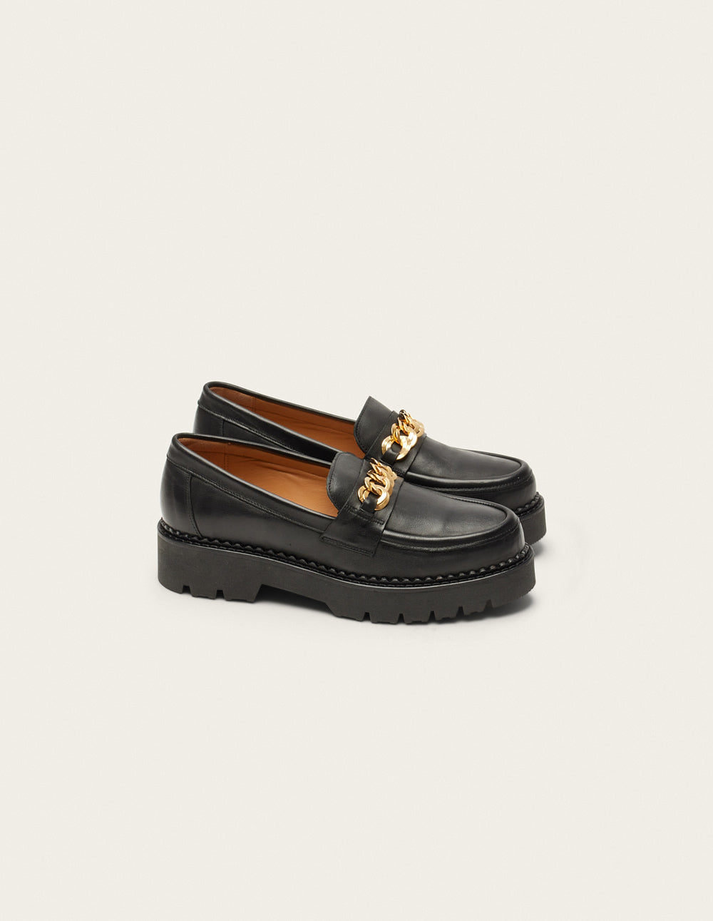 Black Leather Mocassins Rosie - Comfortable & Stylish Women's Loafers for Casual Wear, Office & Travel