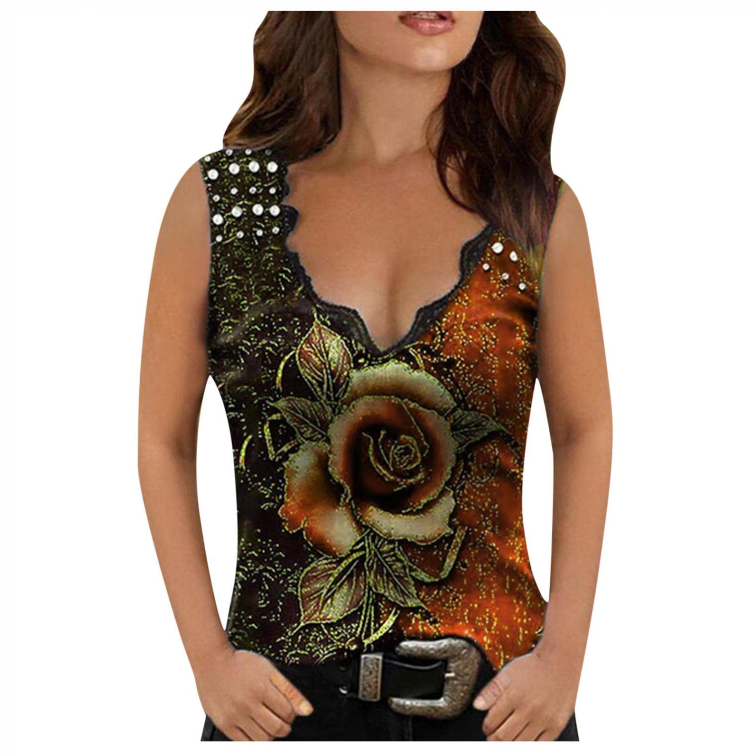 Sexy Women's Workout Tank Tops - 2022 Fashion Sleeveless Graphic Beach Cami Vest Shirts for Casual Wear | Perfect for Gym, Yoga, Beach & Summer Outfits