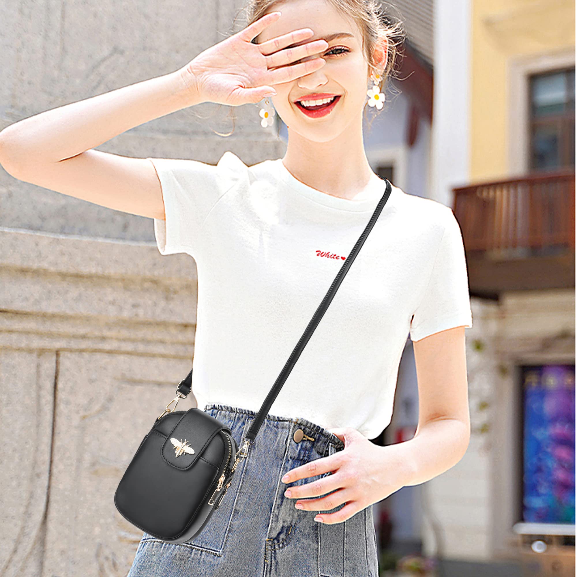 Stylish Women's Small Crossbody Bag - Fashionable Shoulder Purse & Designer Phone Handbag for Everyday Use, Travel, and Outings