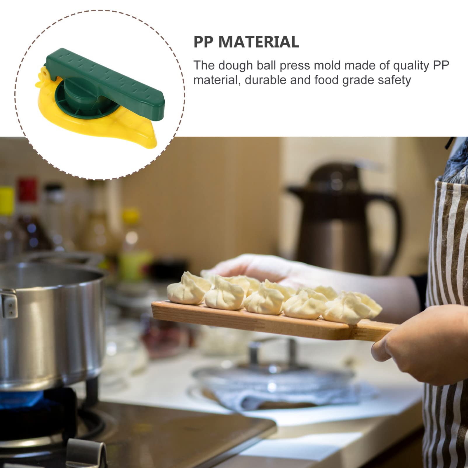 Dumpling Wrapper Press Tool - Stainless Steel Dumpling Maker Mold for Homemade Dumplings, Wonton & Gyoza Wrappers | Perfect for Asian Cooking, Family Meal Prep & DIY Dumpling Parties