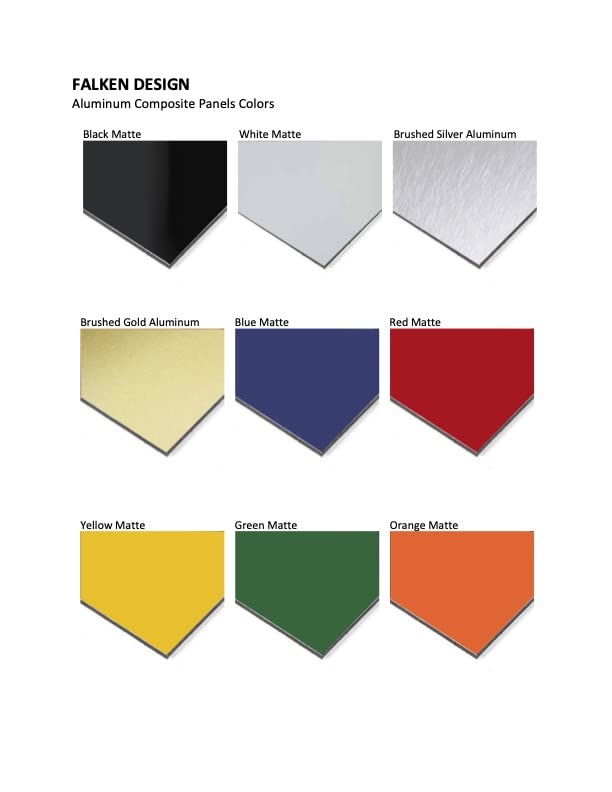 Premium Falken Design Aluminum Composite Panel - 10