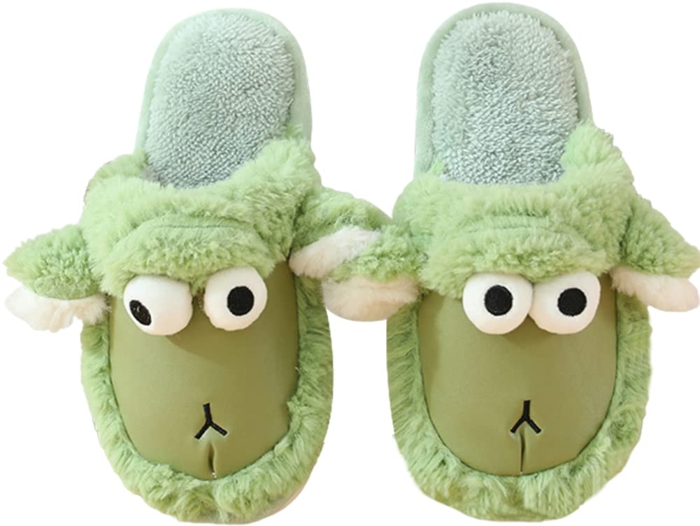Unisex Warm Plush Fleece House Slippers with Memory Foam - Anti-Slip Indoor Winter Shoes for Women & Men | Cozy Home Wear, Perfect for Lounging & Relaxing