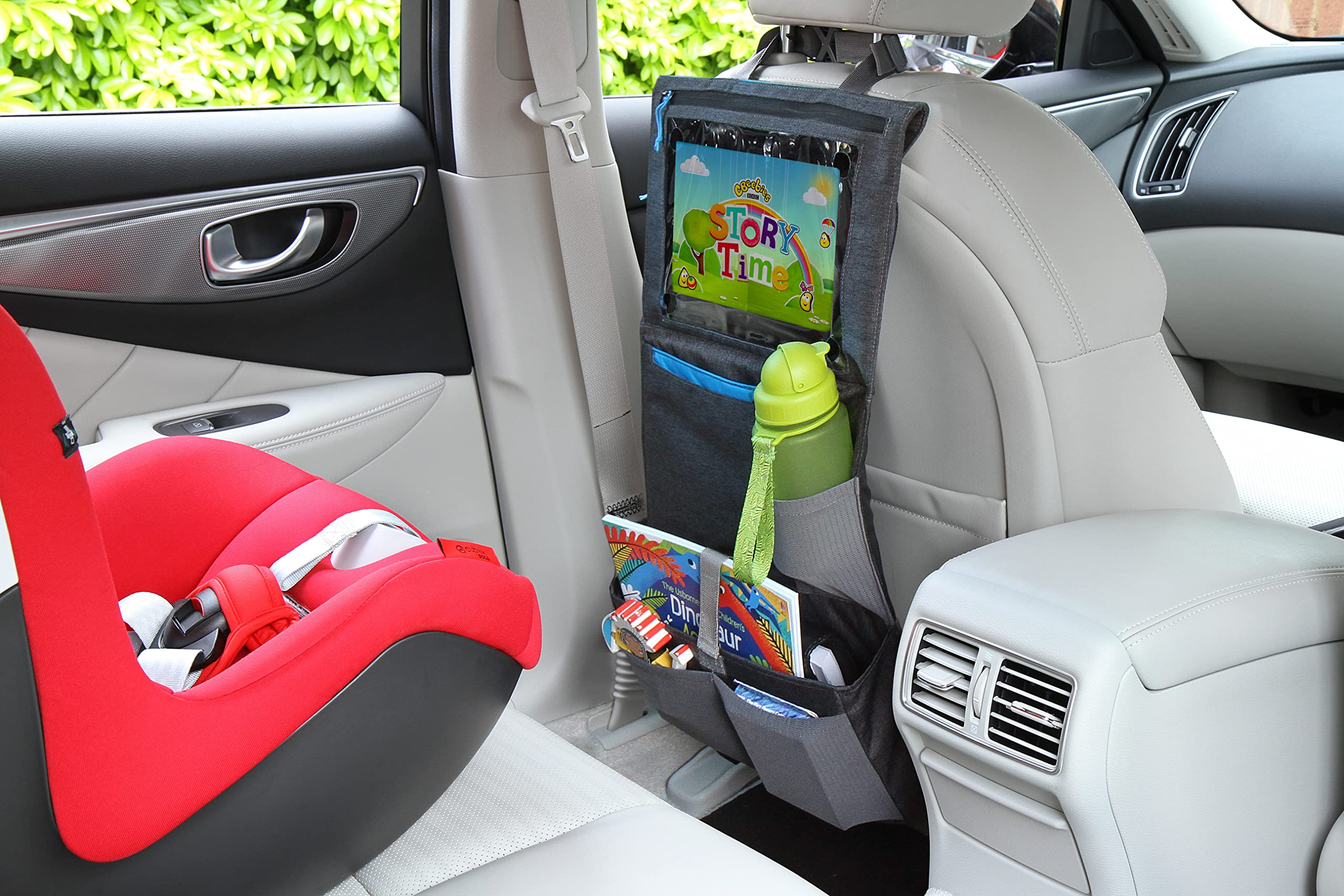 Unisex Car Seat Organizer - Gray Travel Accessory for Storage & Organization | Perfect for Road Trips, Commuting & Family Vacations
