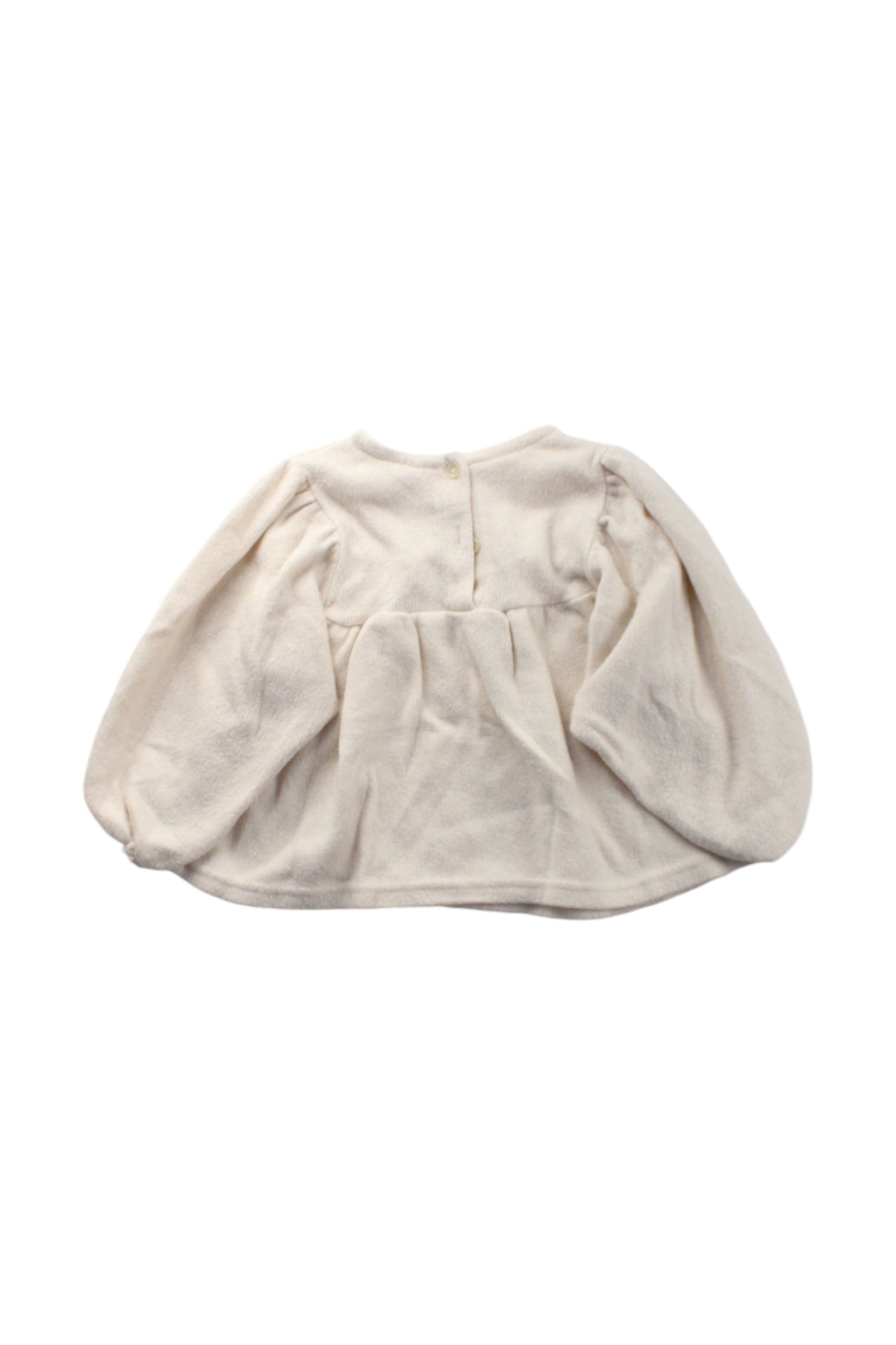 Aosta Embroidered Long Sleeve Top for Girls 4T - Elegant Floral Design Casual Blouse for School, Parties & Family Outings