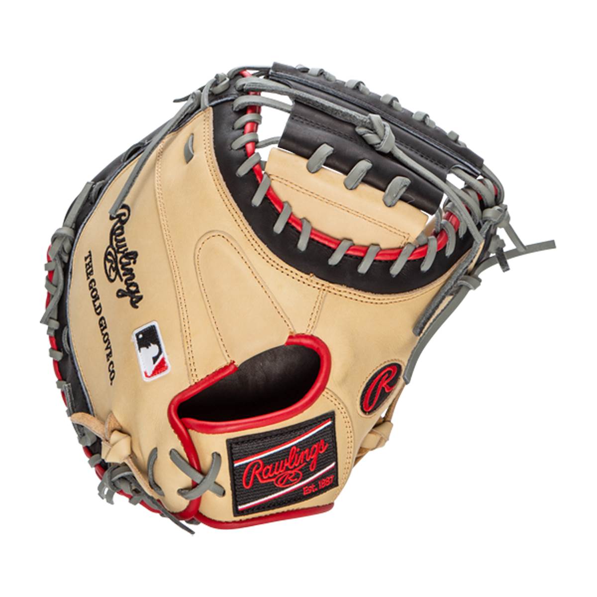 Rawlings Heart of The Hide Catchers Mitt Baseball Glove - 33 Inch Pro Contour Technology for Enhanced Grip | Perfect for Competitive Baseball & Training Sessions