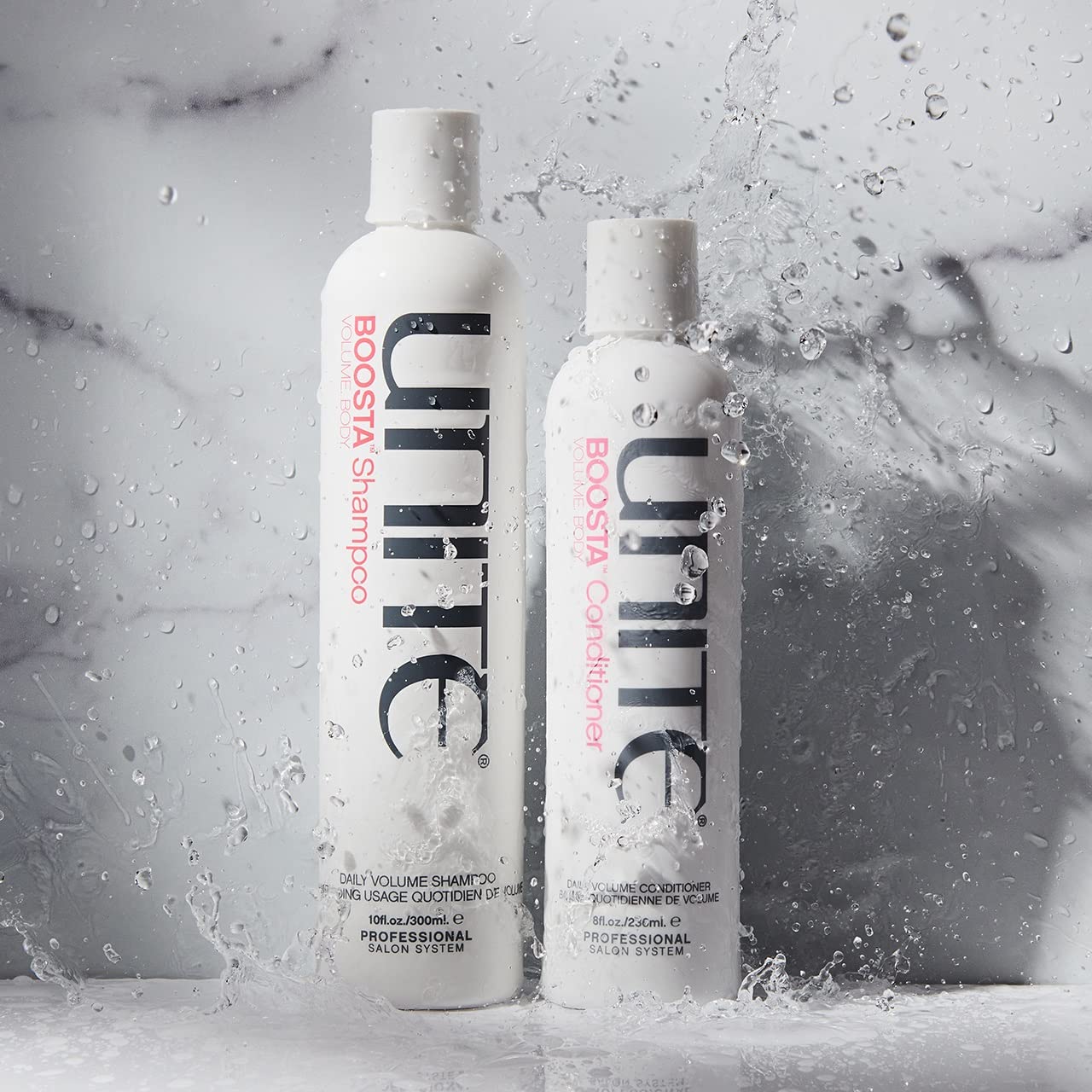 UNITE Hair BOOSTA Volumizing Shampoo for Fine & Thin Hair - 33.8 fl. Oz (1 Liter) - Sulfate Free & Paraben Free - Adds Volume & Thickness - Perfect for Daily Use at Home or Salon