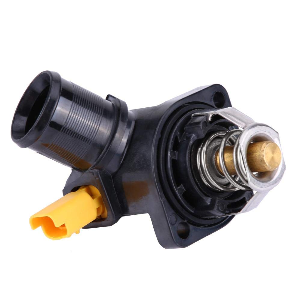 Aramox Engine Coolant Thermostat with Housing for Peugeot 206 207 SW 1007 Bipper Tepee 1336Z2 - Reliable Temperature Control for Your Vehicle's Cooling System