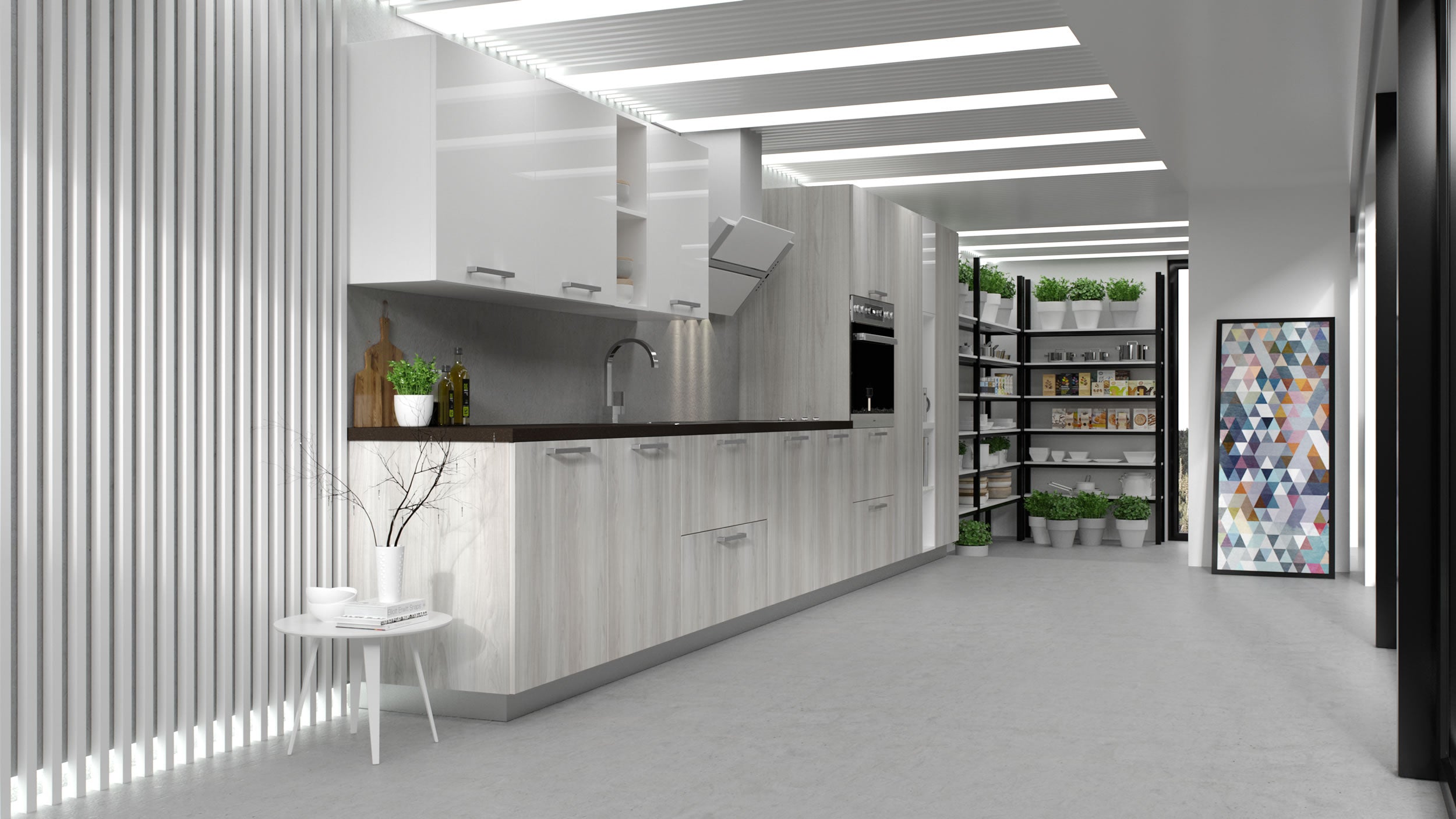 Premium Palermo Line Kitchen Cabinets - Modern & Durable Storage Solution for Home & Restaurant Kitchens