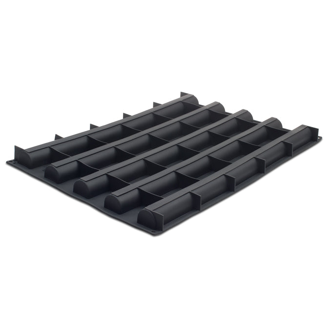 Pavoflex Silicone Mignon Log - Non-Stick Baking Mat for French Pastries, Perfect for Macarons, Madeleines & Cookies - Ideal for Home Bakers & Professional Chefs