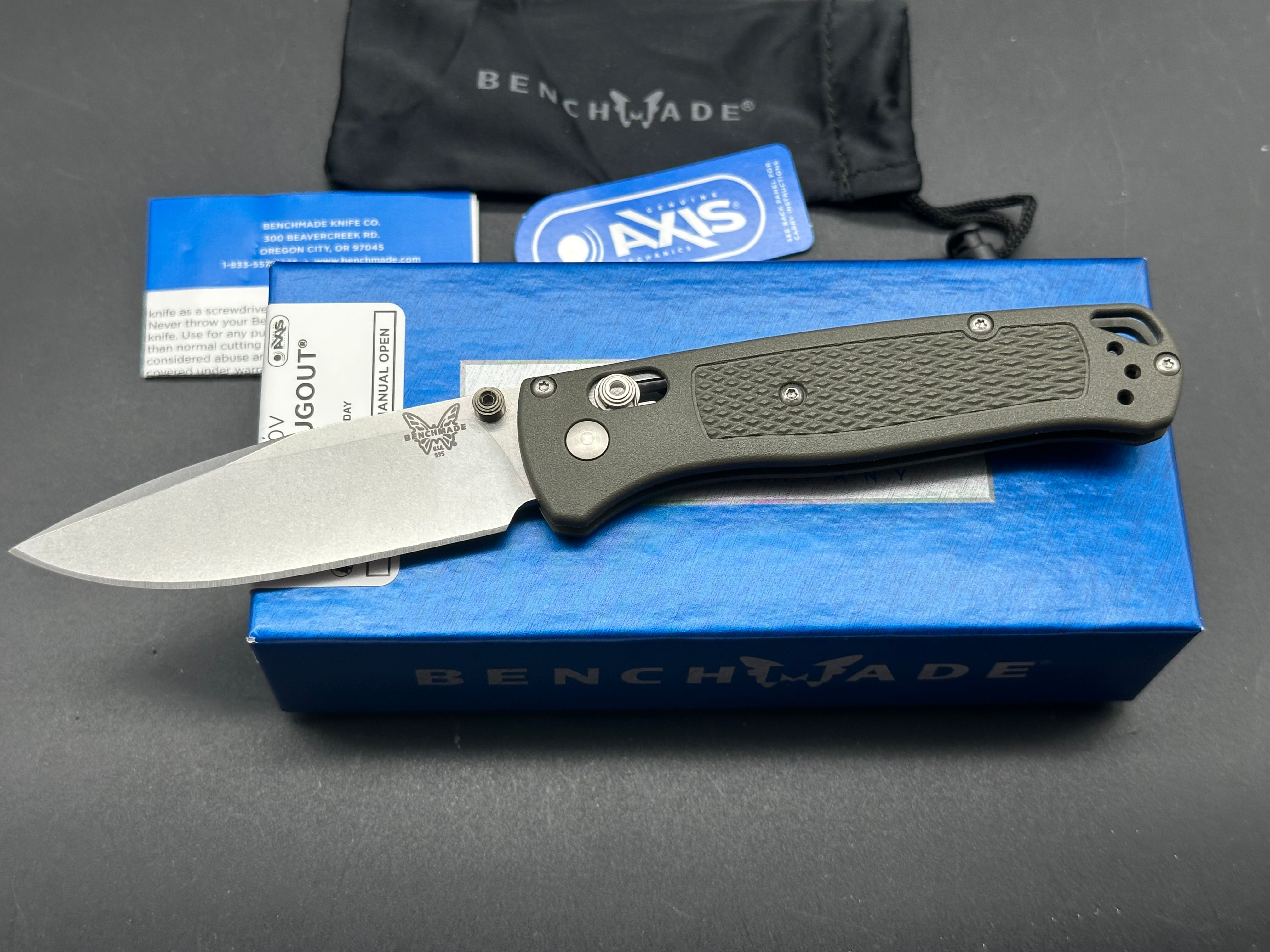 Benchmade Bugout Custom Knife - 3.24