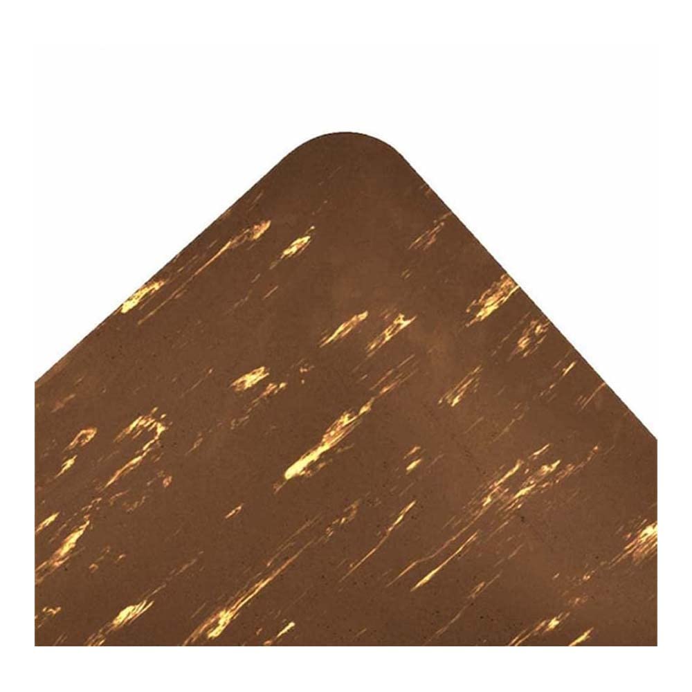 470S3660WN 470 Marble Soft-Style Mat, 3' x 5' Size, Walnut Finish - Non-Slip Floor Protector for Living Room, Dining Area & Office Spaces