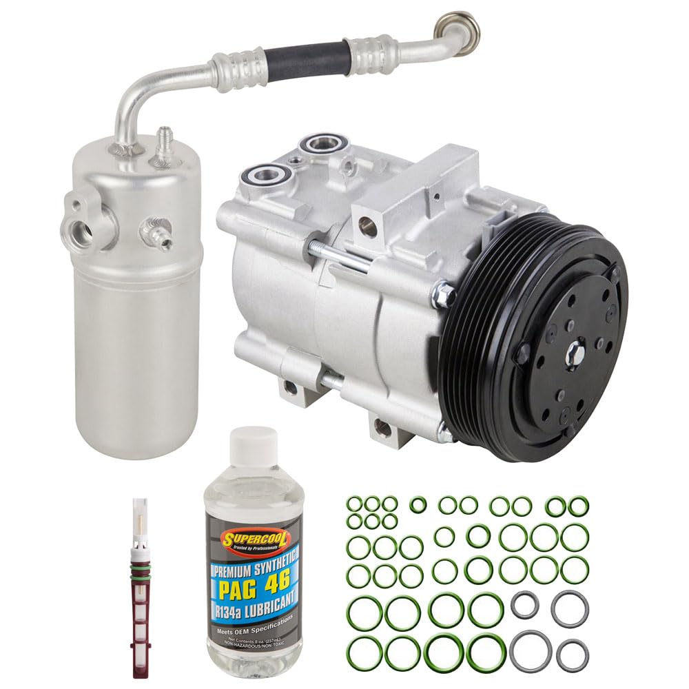 2002-2003 Ford F-150 OEM AC Compressor with A/C Repair Kit - 60-83364RN - High Performance Replacement for Cooling System - Perfect for Summer Road Trips & Off-Road Adventures