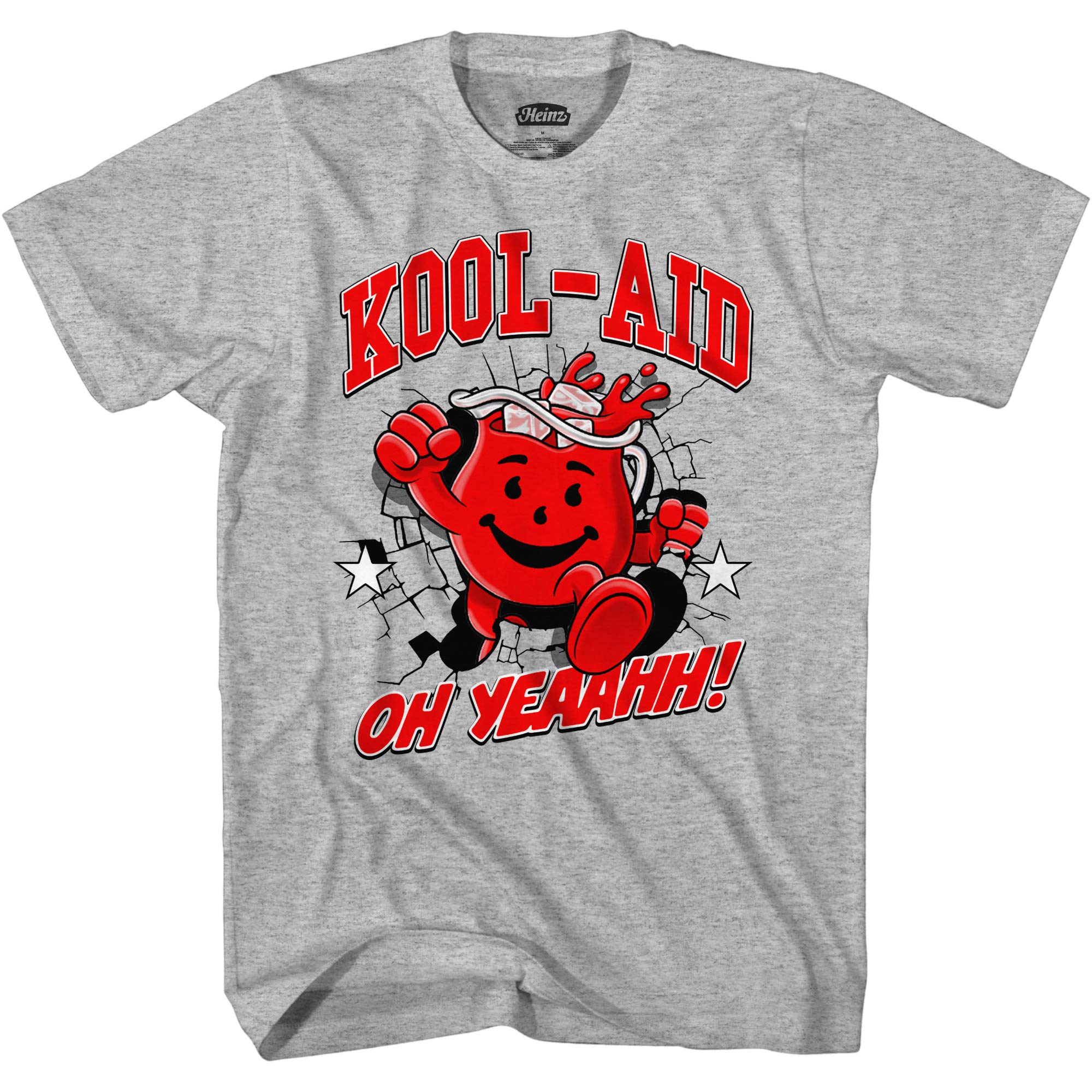 Kool-Aid Men's 'Oh Yeah' Graphic T-Shirt | Fun Drink Mix Inspired Casual Tee for Parties, Gaming & Pop Culture Fans