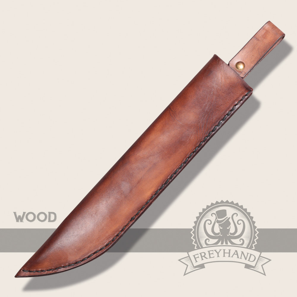 Betula Brown Leather Sheath - Premium Knife Holder for Outdoor Camping & Hunting