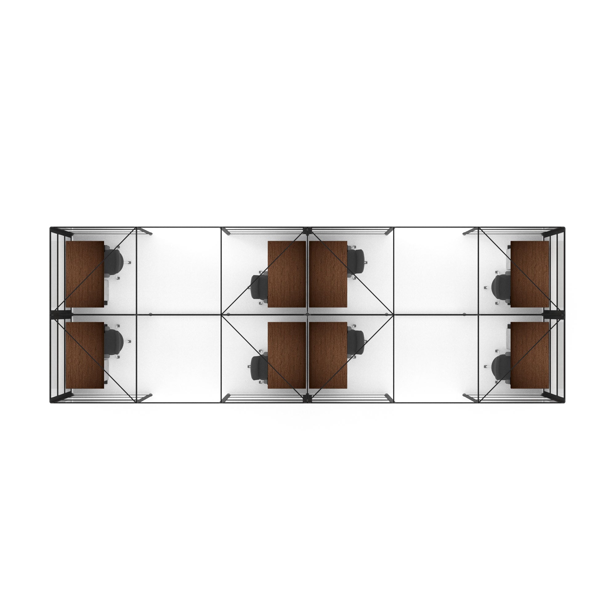 PoppinSpaces Hive Space for 8 - Modular Office Desk Organizer for Home & Office - Perfect for Pens, Pencils, Markers & Stationery Storage