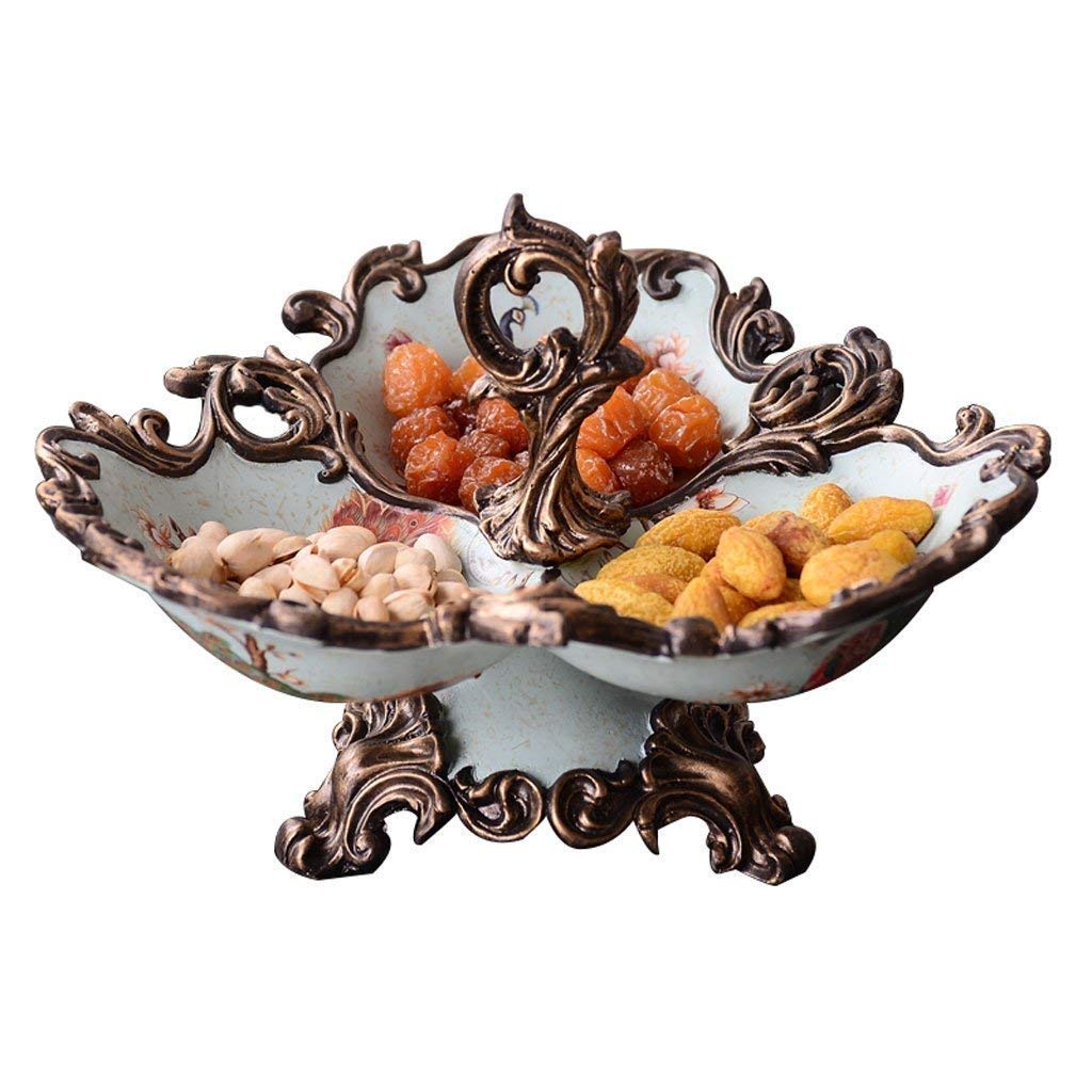 Vintage European Style Fruit Basket - Decorative Candy Dish & Snack Bowl for Dried Fruits, Nuts, Seasonings | Perfect for Kitchen, Dining Table, Party Serving & Home Decor