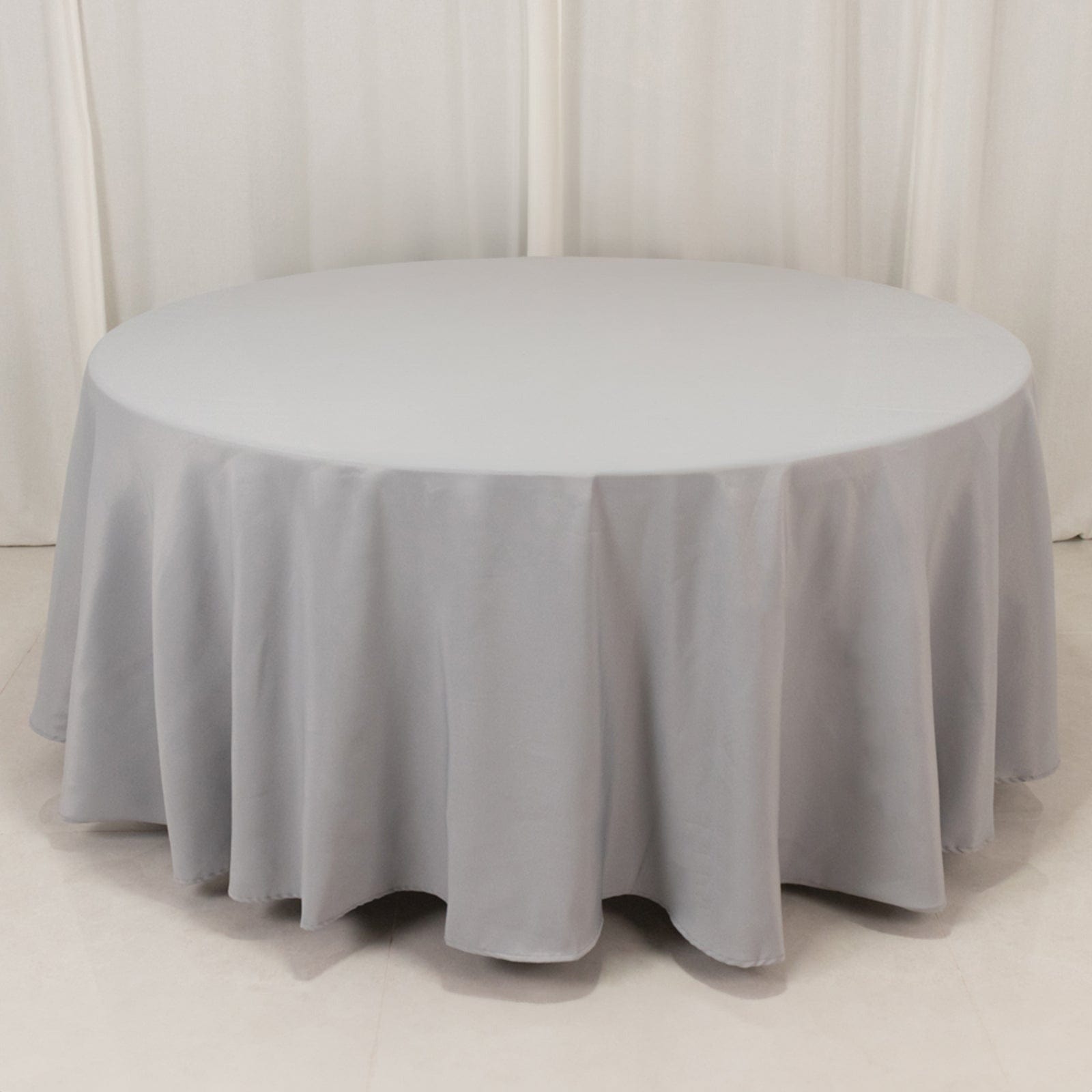 Premium 108-Inch Round Polyester Tablecloth for Weddings, Parties & Events - Elegant & Durable Table Linens for Banquets, Celebrations & Home Decor