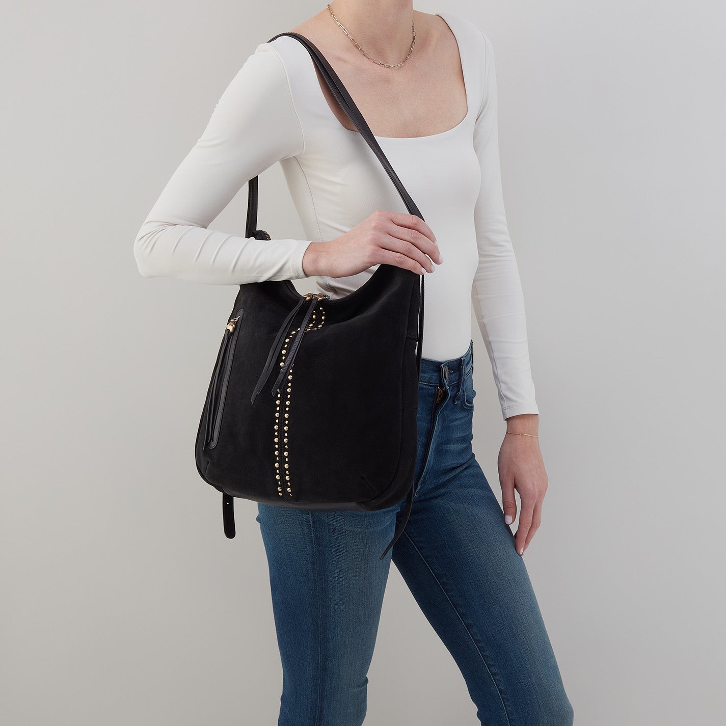 Merrin Convertible Suede Backpack - Stylish & Durable Black Leather Backpack for Women | Perfect for Work, Travel & Everyday Use