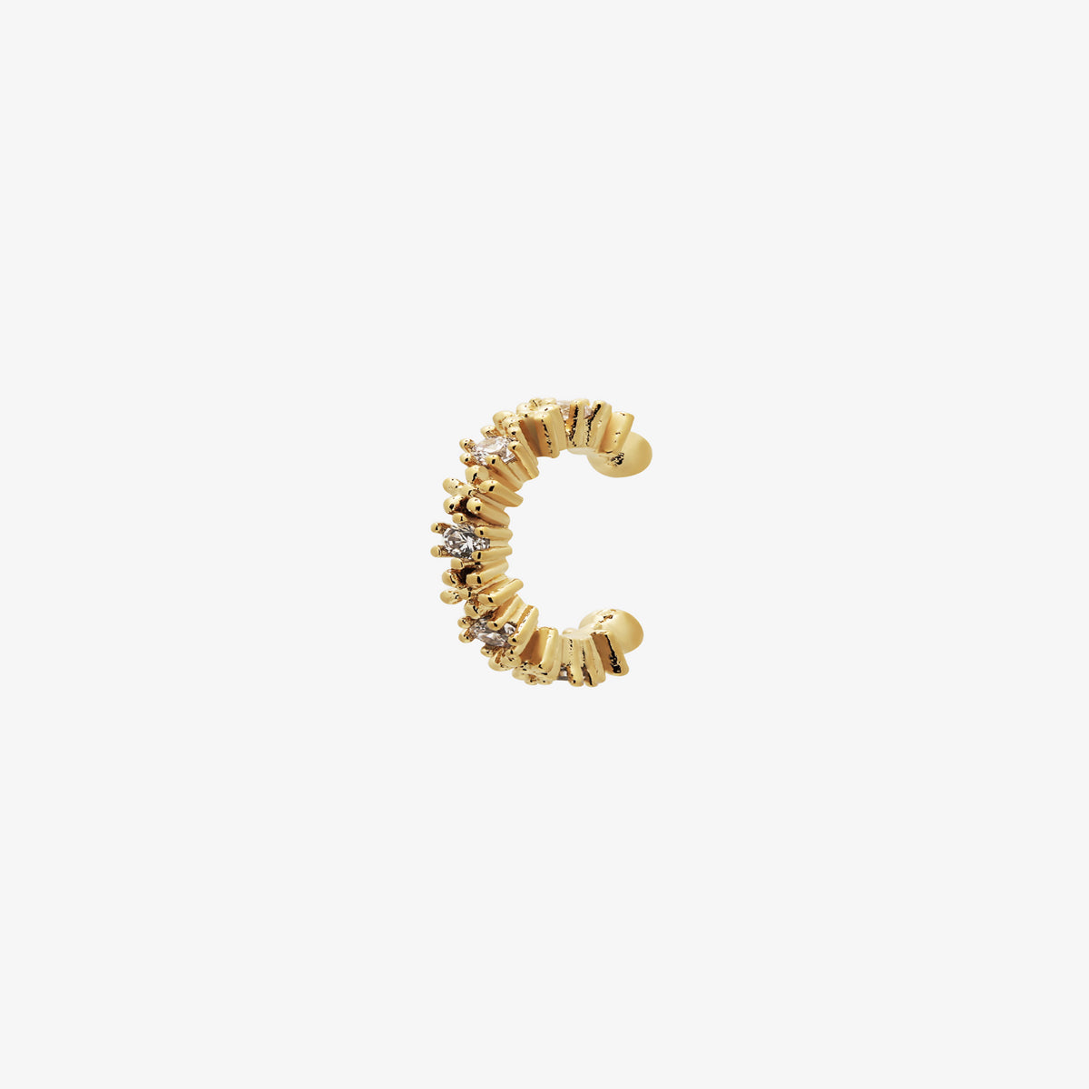 Elegant Flower Cubic Ear Cuff - Boho Chic Clip-On Earrings for Women - Perfect for Parties, Weddings & Everyday Wear