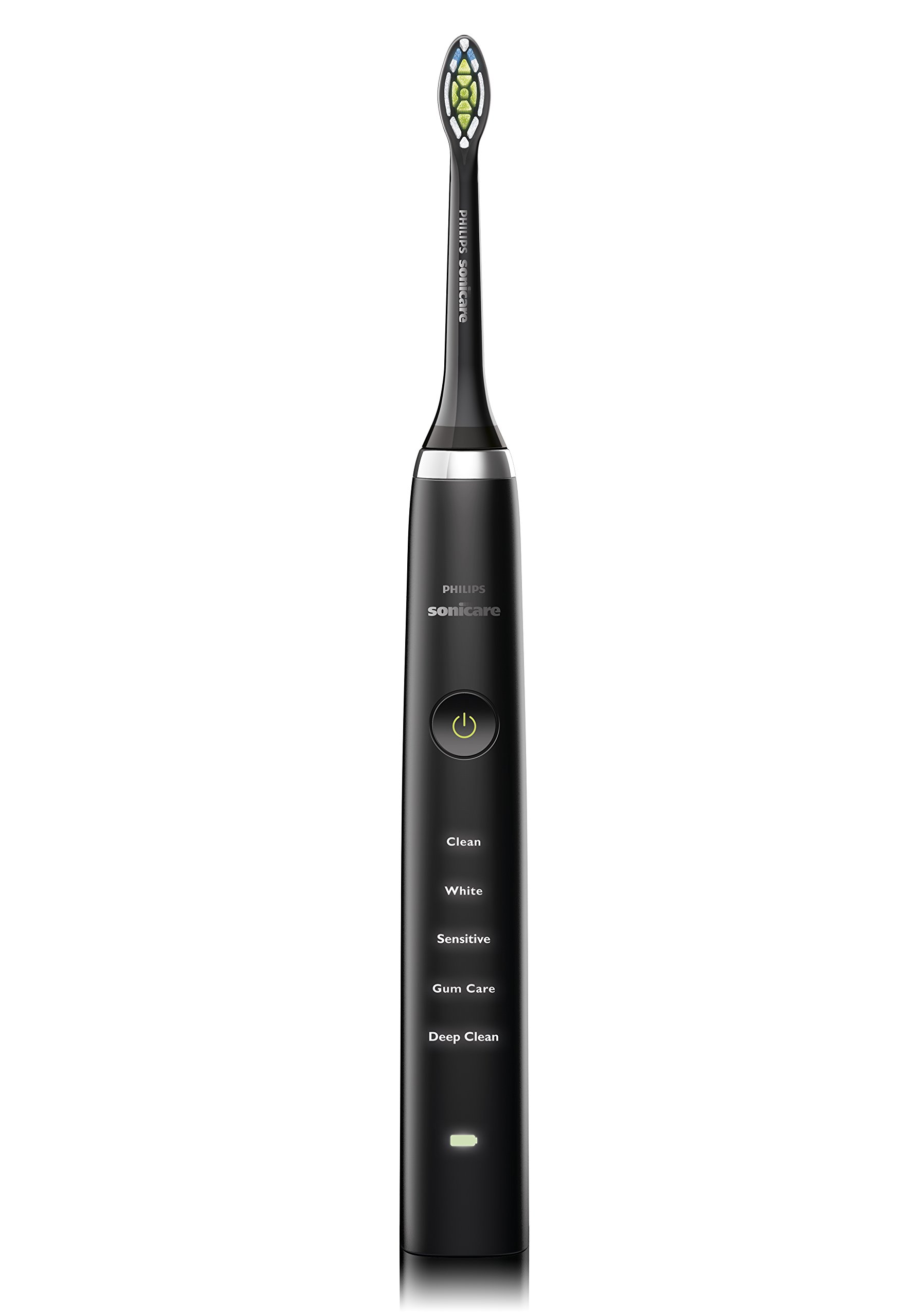 Philips Sonicare DiamondClean Smart Rechargeable Electric Toothbrush with Adaptive Clean Brush Head - Black | Advanced Sonic Technology for Deep Cleaning, Whitening & Gum Care | Perfect for Travel & Home Use