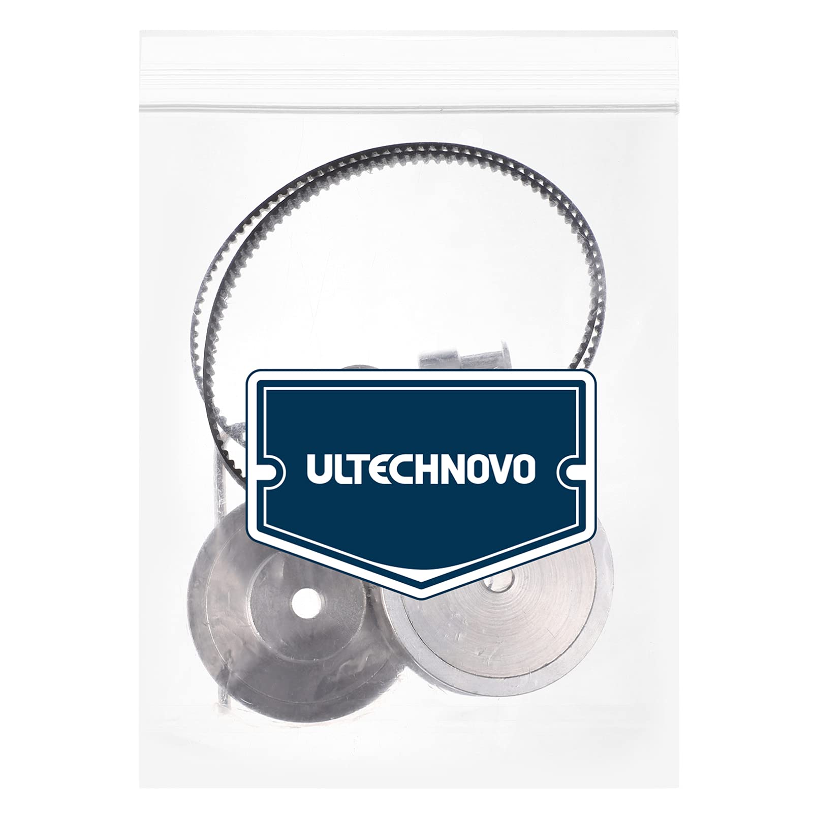 ULTECHNOVO 3D Printer Timing Belt Pulley Kit - Synchronous Wheel Set with Stepper Motor Pulley, Reduction Gear & Hex Wrench for Smooth 3D Printing & DIY Projects