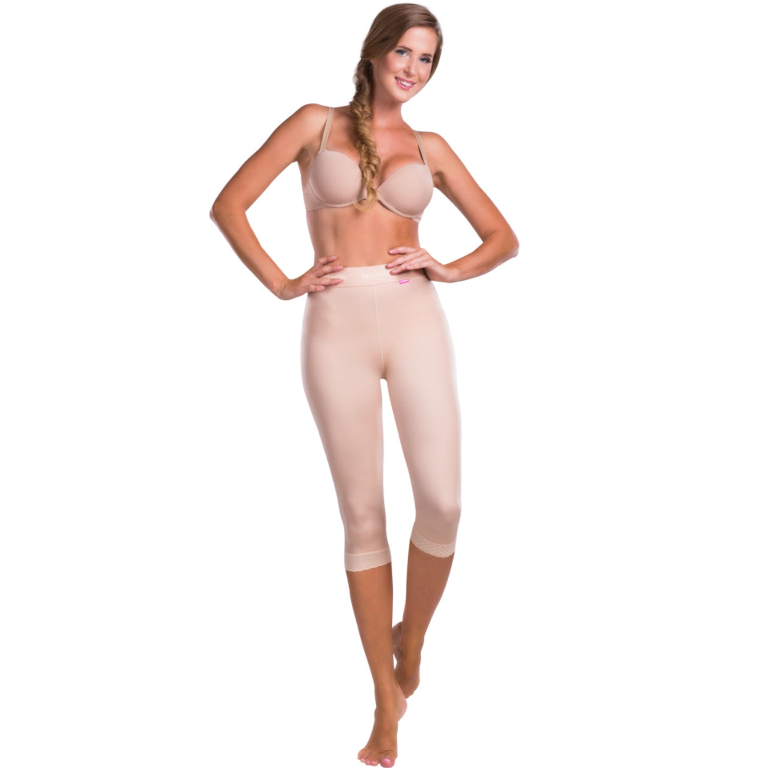 LIPOELASTIC® TD High Waist Compression Leggings for Women - Tummy Control & Muscle Support - Perfect for Workout, Running, Yoga & Everyday Wear