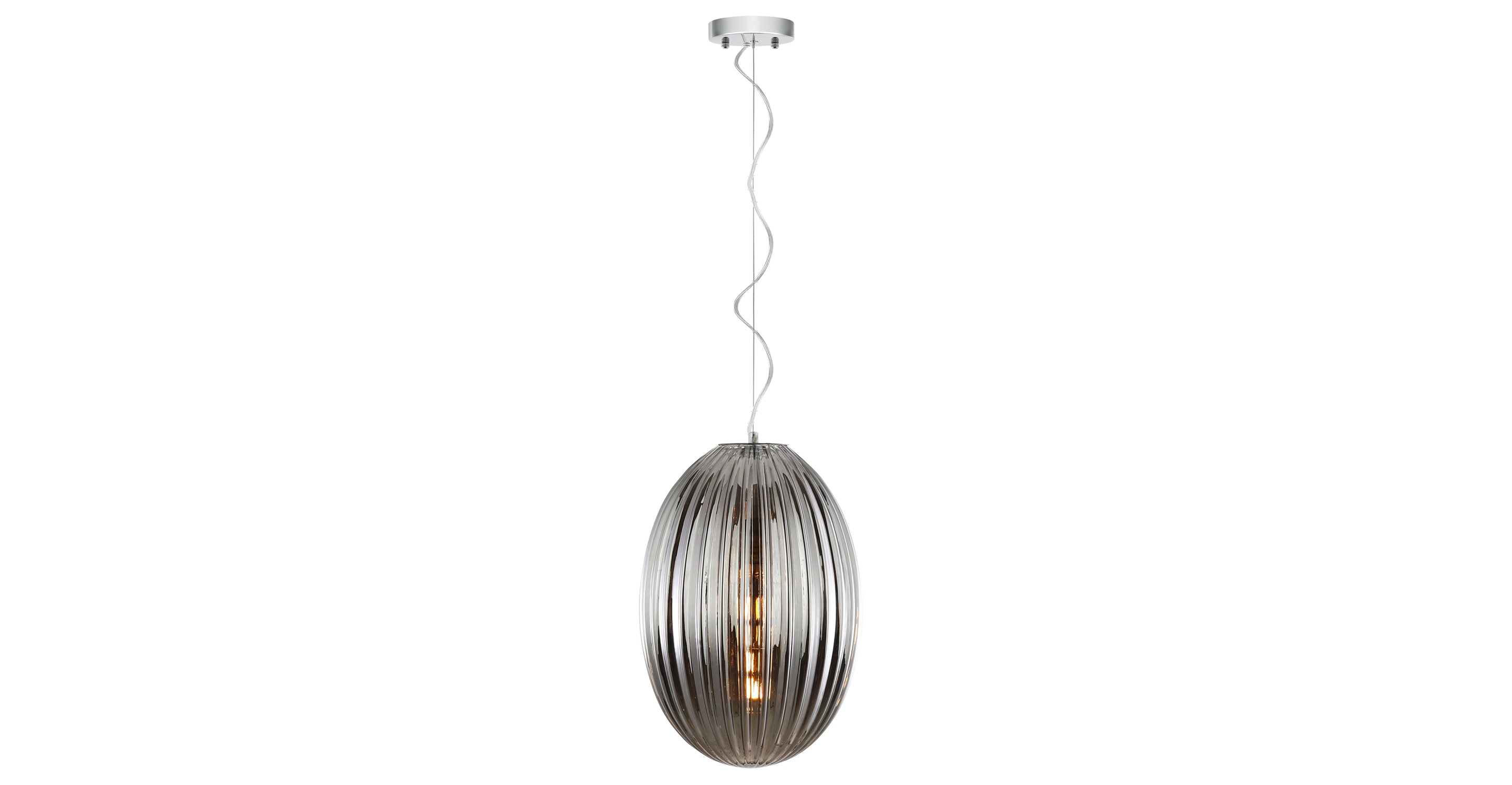 Opal 12 Glass Pendant Light - Elegant White Frosted Glass Shade for Dining Room, Kitchen Island & Bedroom Lighting