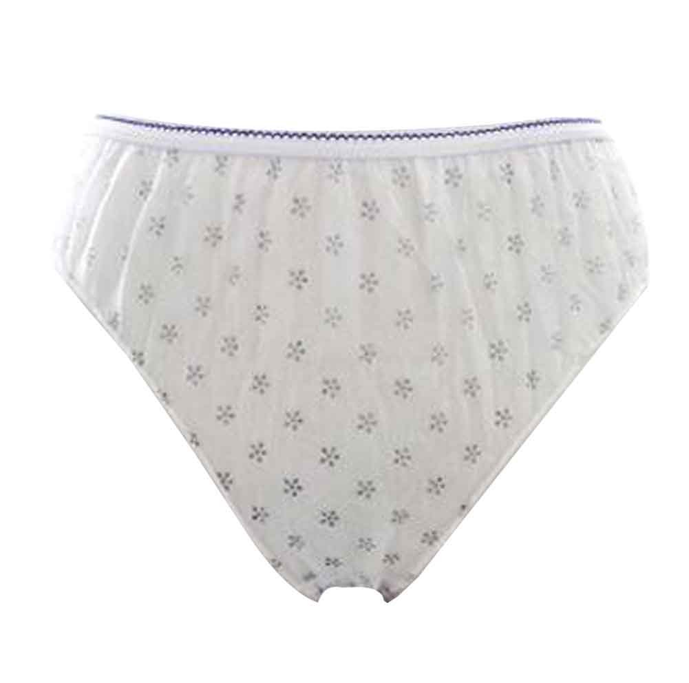 24-Piece Set of 7 Disposable Cotton Underwear for Women - Breathable & Soft One Size Fits Most (Random Colors) - Perfect for Travel, Postpartum, Hospital & Daily Comfort