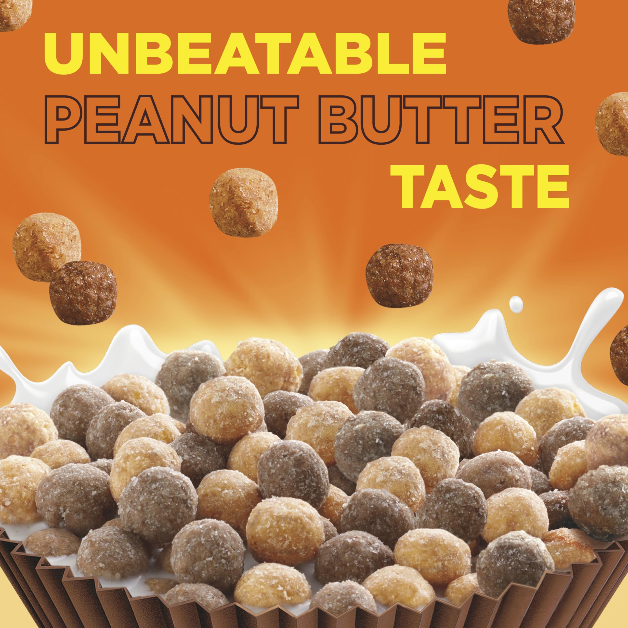 REESE'S PUFFS Chocolate Peanut Butter Cereal - Giant Size 29oz | Kids Breakfast Cereal | Healthy Morning Meal & Snack for School, Office & Home