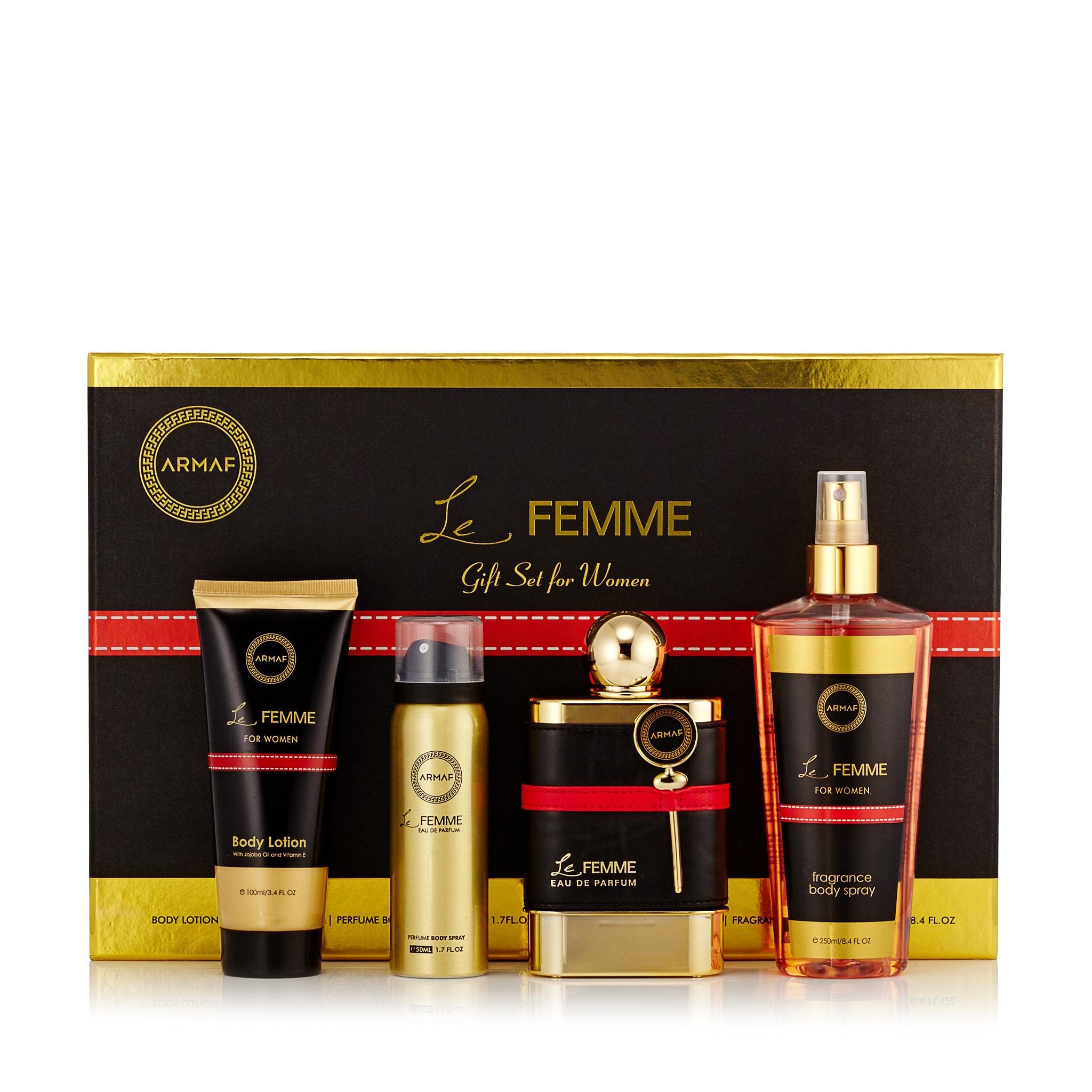 Le Femme Gift Set for Women - Luxurious Perfume & Body Lotion Set - Perfect Birthday, Anniversary & Valentine's Day Present