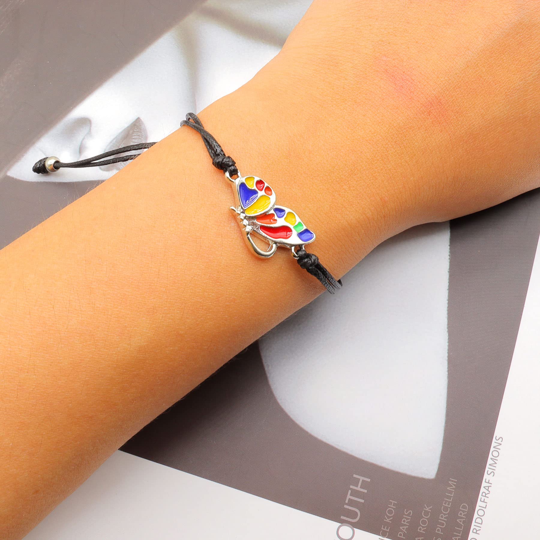 YOOESTORES82 Best Friends Butterfly Friendship Bracelets & Anklets Set, Long Distance BFF Matching Promise Bracelets for Women, Perfect Birthday Gifts for Besties, Ideal for Anniversaries, Graduations, and Everyday Wear