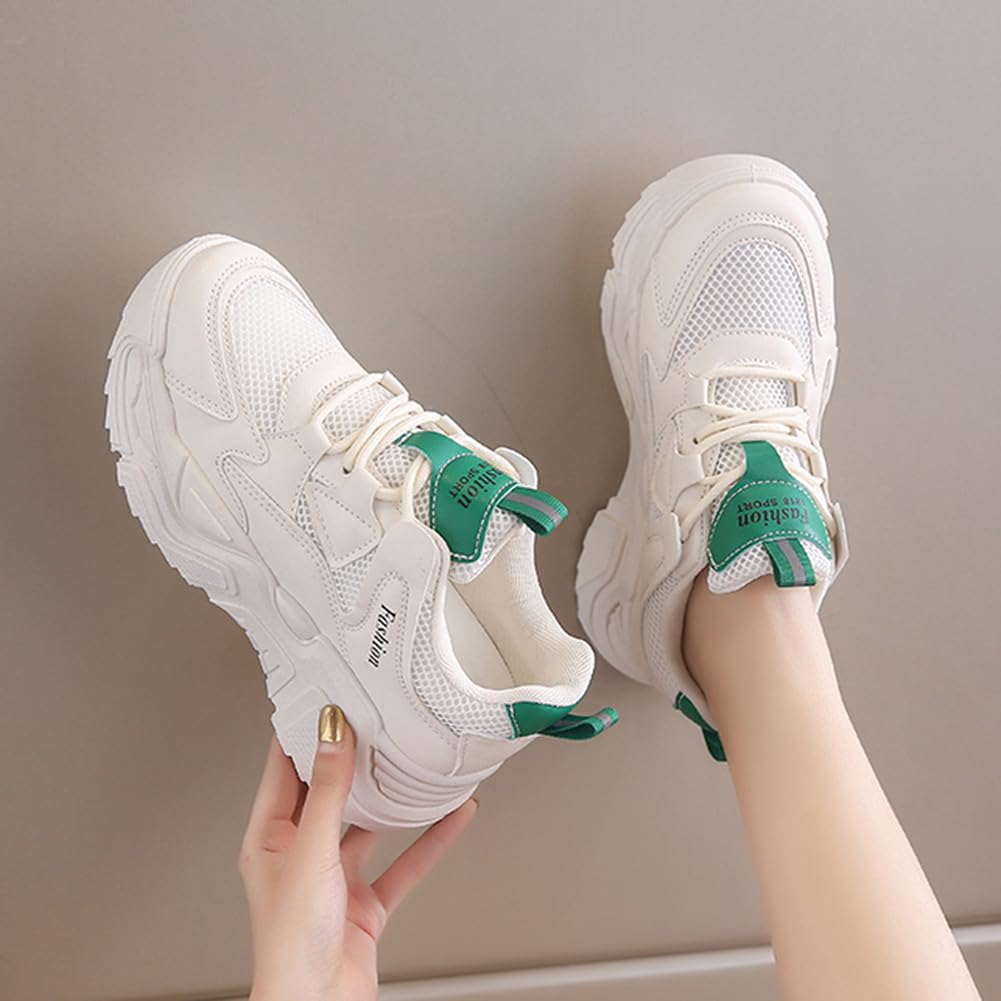 NCNDB Women's Fashion Running Shoes - Breathable Mesh Lightweight Sneakers for Walking, Jogging & Gym Workouts | Comfortable Athletic Shoes for Women's Casual Wear & Outdoor Activities