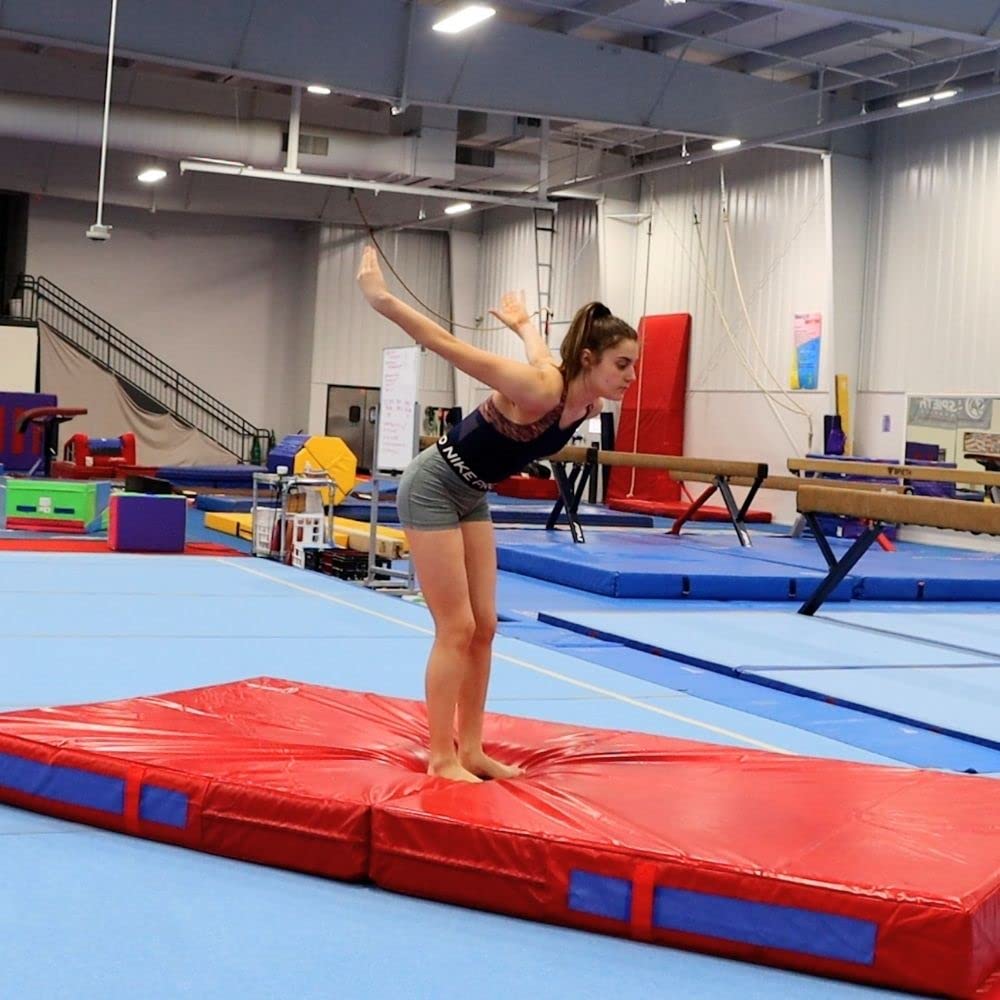 Tumbl Trak Soft Mat - Premium Gymnastics & Tumbling Practice Mat for Home & Gym - Non-Slip, Durable, and Portable for Kids & Adults - Perfect for Yoga, Cheerleading, and Fitness Training