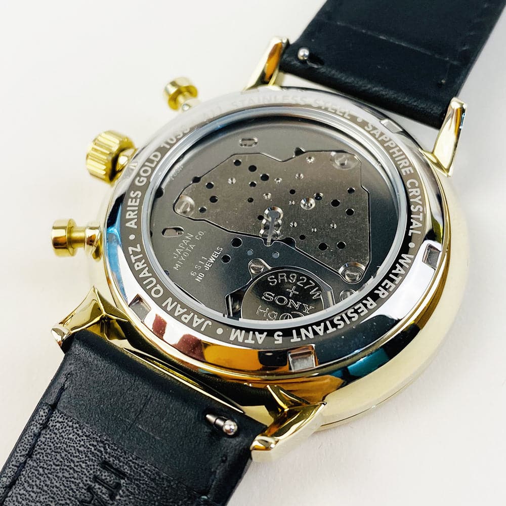 ARIES GOLD VENTURER G 1033 G W Chronograph Men's Watch - Luxury Waterproof Sports Timepiece for Diving, Business & Formal Occasions