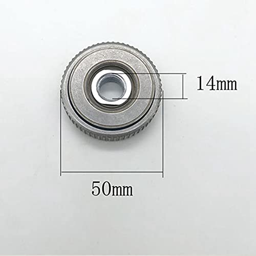 M14 Thread Angle Grinder Replacement Quick-Release Nut & Self-Locking Pressure Plate Kit - Compatible with DeWalt, Milwaukee, Bosch Power Tools (2-Pack) - Perfect for Metal Cutting, Grinding & DIY Projects