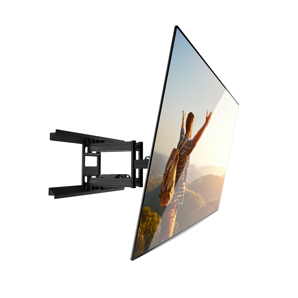 Kanto PDX650G Full Motion Outdoor TV Wall Mount Bracket - Adjustable Tilt Swivel Articulating Arm for 32-65 Inch Flat Screen TVs - Perfect for Patio, Deck, Backyard & Outdoor Entertainment Areas