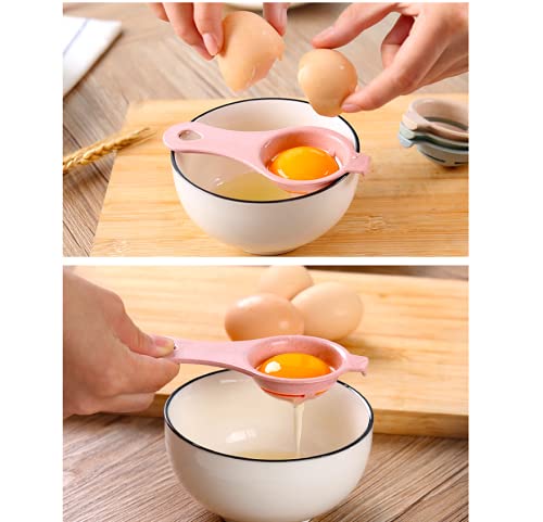 3-Piece Egg Yolk Separator Set - Food Grade PP Baking Tool for Separating Egg Whites & Yolks - Perfect for Cakes, Cookies & Pastry Making