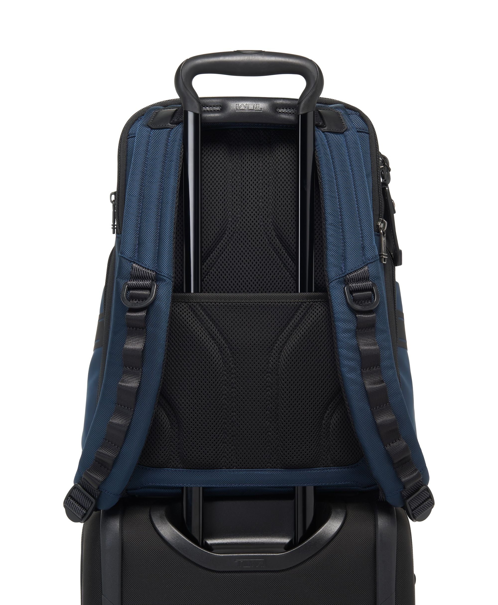 Tumi Alpha Bravo Navigation Backpack for Men & Women - Durable Travel Backpack with Laptop Compartment, Navy Blue - Perfect for Business Travel, Commuting & Outdoor Adventures