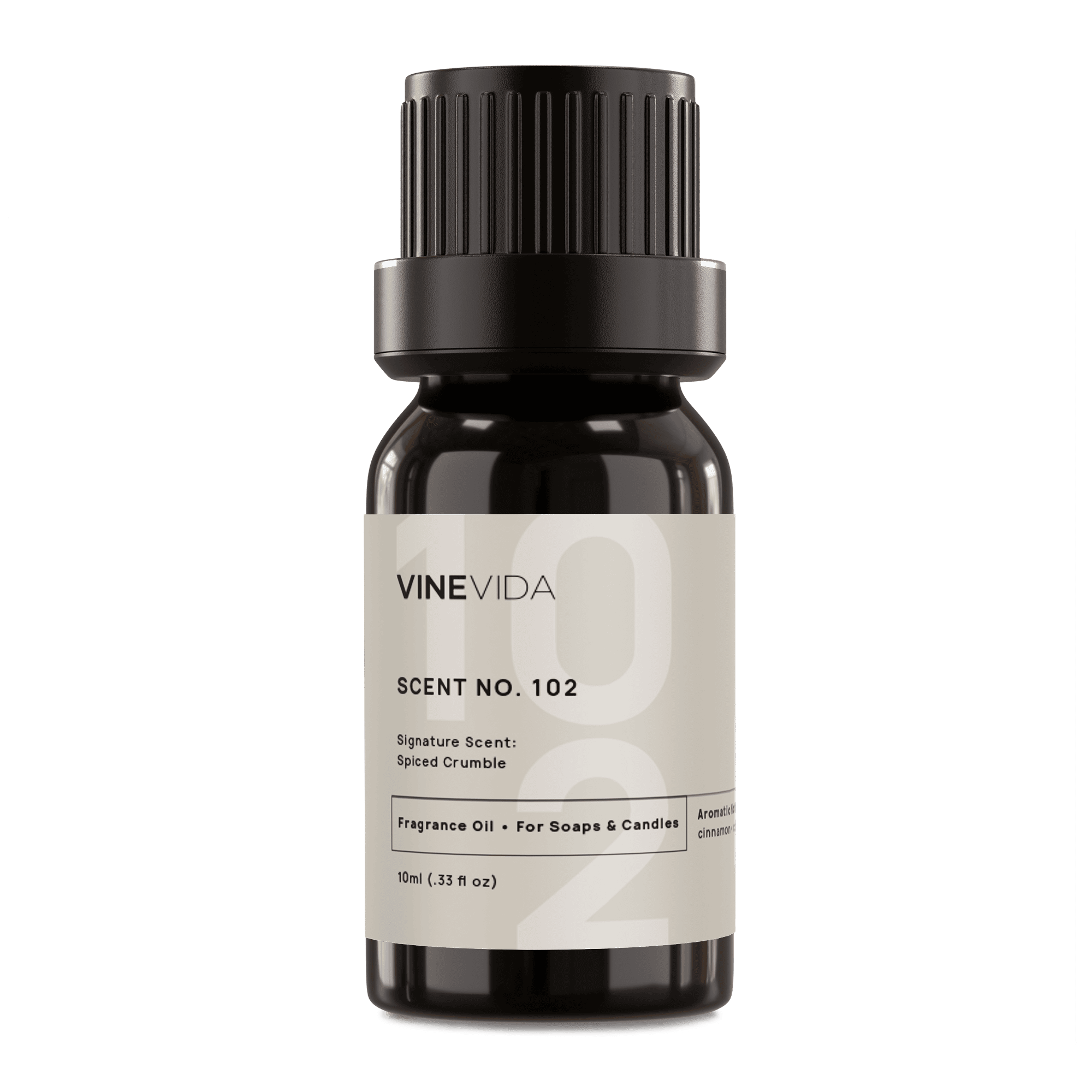 NO. 102 Spiced Crumble Fragrance Oil for Soap Making, Candle Making - Warm & Cozy Holiday Scent for Home, Bath & Relaxation